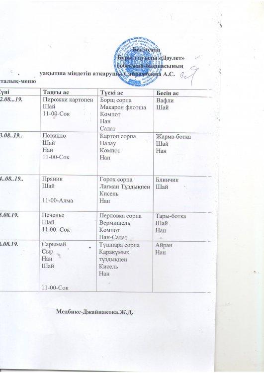 Ас  мәзірі