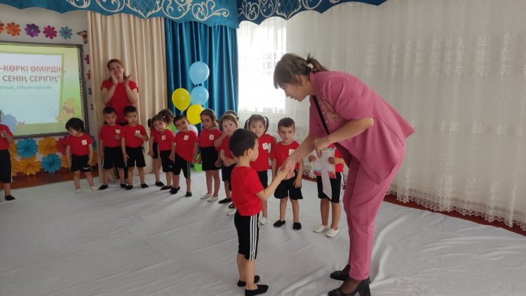 Тақырыбы: " Спорт- көркі өмірдің, спорт -досың серігің. Спорттық ойын -сауық