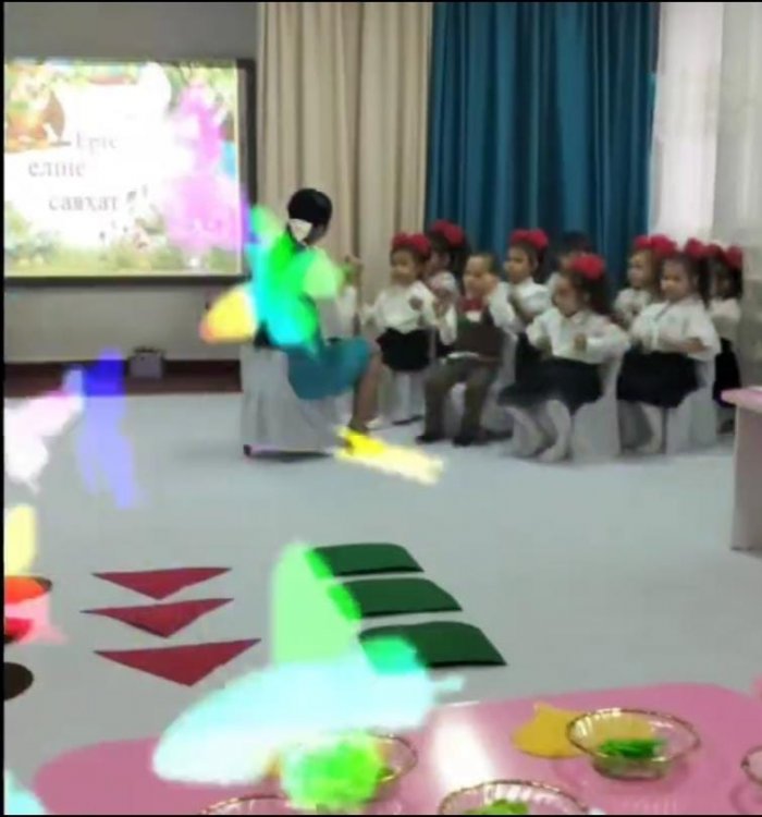 Ұймдастырылған іс- әрекет . Тақырыбы: "Ертегілер еліне саяхат". "Жұлдыз-ай" орта топ. Тәрбиеші: Алимбекова А.