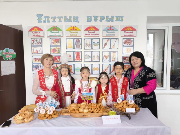 "Дәулет" бөбекжай-бақшасында Наурыз мерекесіне Бауырсақ -Party ұйымдастырылды.